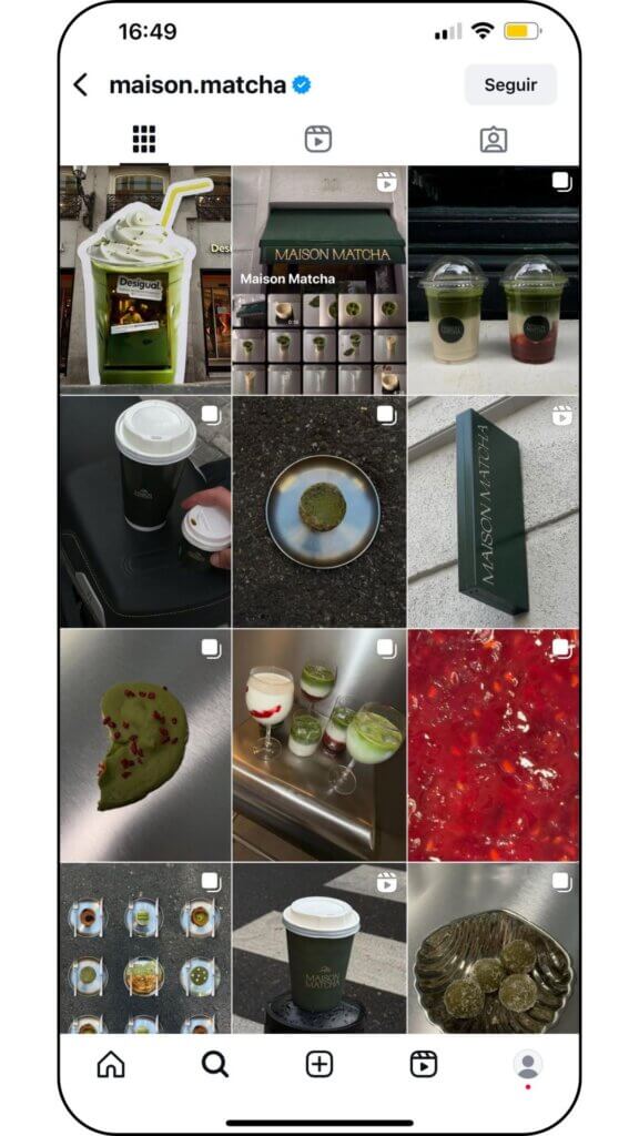 Violeta Mangriñán con Maison Matcha 